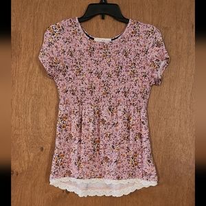 Rewind shirt, size small, color purple